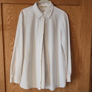 Gianni Bini Cream Dress Shirt